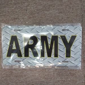 ARMY Front End License Plate